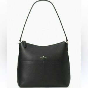 Kate Spade Classic Black Leather Bailey Shoulder Bag